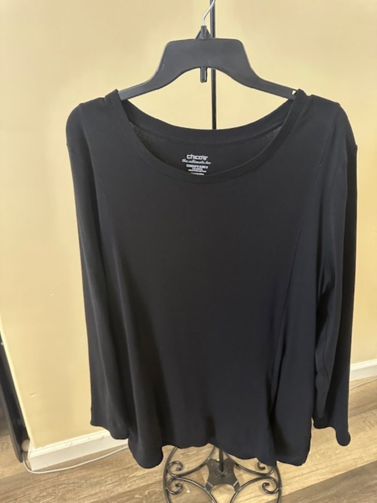 Black Cotton Chico Shirt